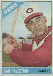 1966 Topps Baseball Cards      196     Don Pavletich